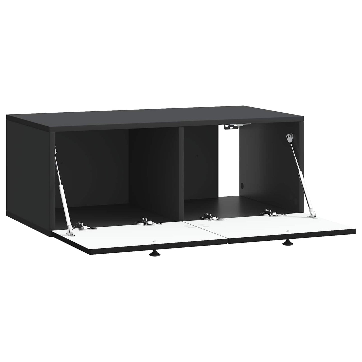 Mobile Porta TV da Muro Nero 78,5 x 41 x 30 cm | homemem39