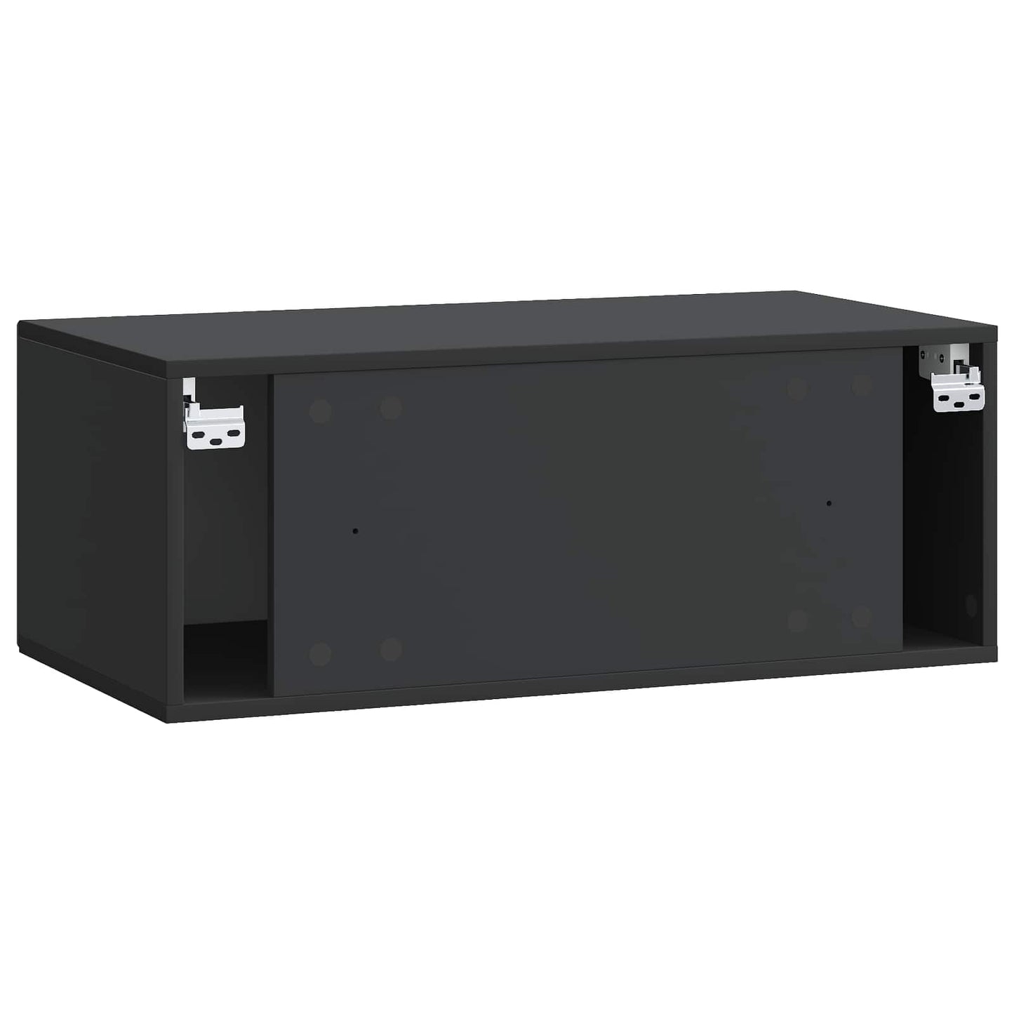 Mobile Porta TV da Muro Nero 78,5 x 41 x 30 cm