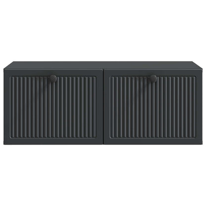 Mobile Porta TV da Muro Nero 78,5 x 41 x 30 cm | homemem39
