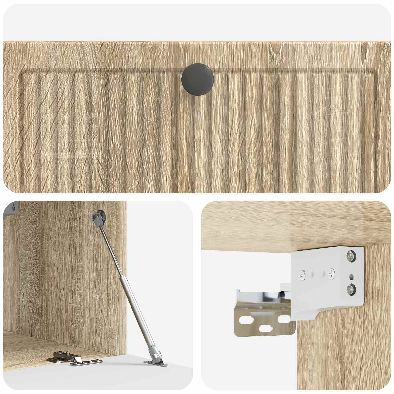 Mobile Porta TV da Muro Rovere Sonoma 78,5 x 41 x 30 cm | homemem39