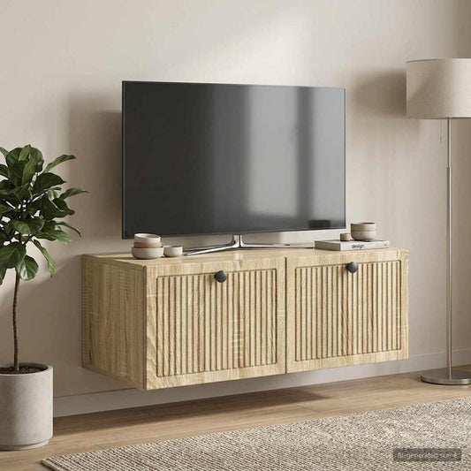 Mobile Porta TV da Muro Rovere Sonoma 78,5 x 41 x 30 cm