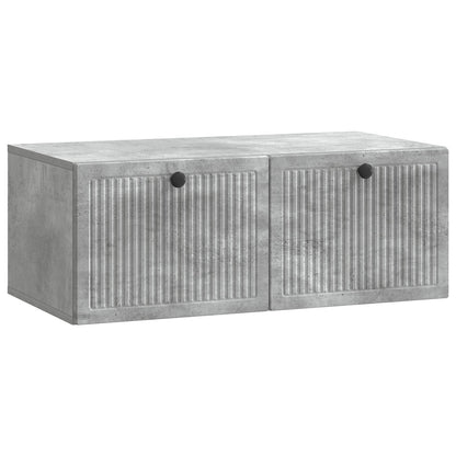 Mobile Porta TV da Muro Grigio Cemento 78,5 x 41 x 30 cm