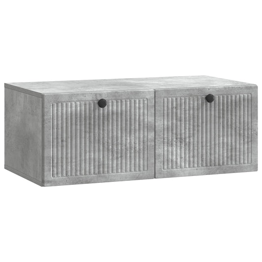 Mobile Porta TV da Muro Grigio Cemento 78,5 x 41 x 30 cm
