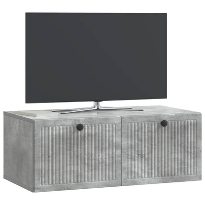 Mobile Porta TV da Muro Grigio Cemento 78,5 x 41 x 30 cm