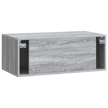 Mobile Porta TV da Muro Grigio Sonoma 78,5 x 41 x 30 cm | homemem39