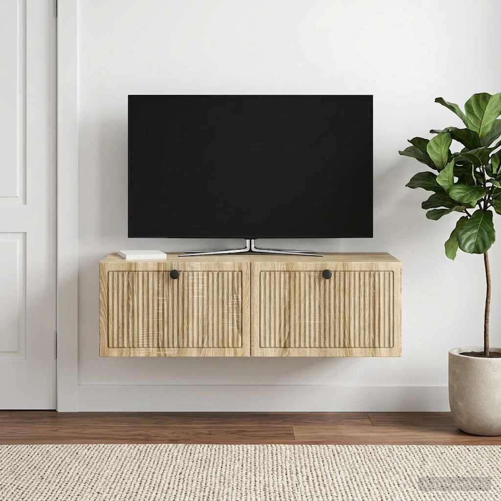 Mobile Porta TV da Muro Rovere Sonoma 98 x 41 x 30 cm