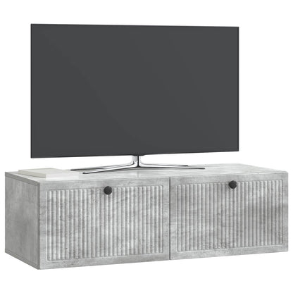 Mobile Porta TV da Muro Grigio Cemento 98 x 41 x 30 cm