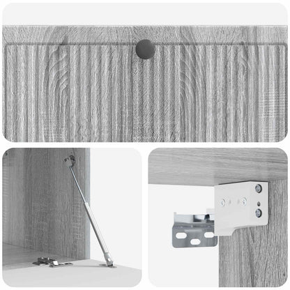 Mobile Porta TV da Muro Grigio Sonoma 98 x 41 x 30 cm
