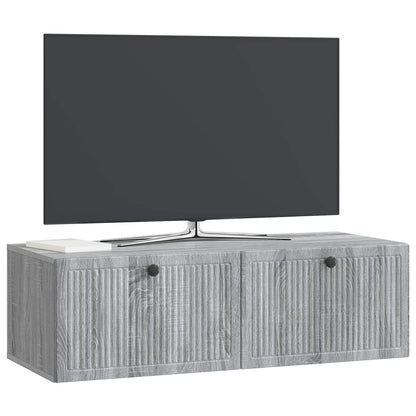 Mobile Porta TV da Muro Grigio Sonoma 98 x 41 x 30 cm | homemem39