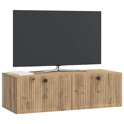 Mobile Porta TV da Muro Rovere Artigianale 98 x 41 x 30 cm | homemem39