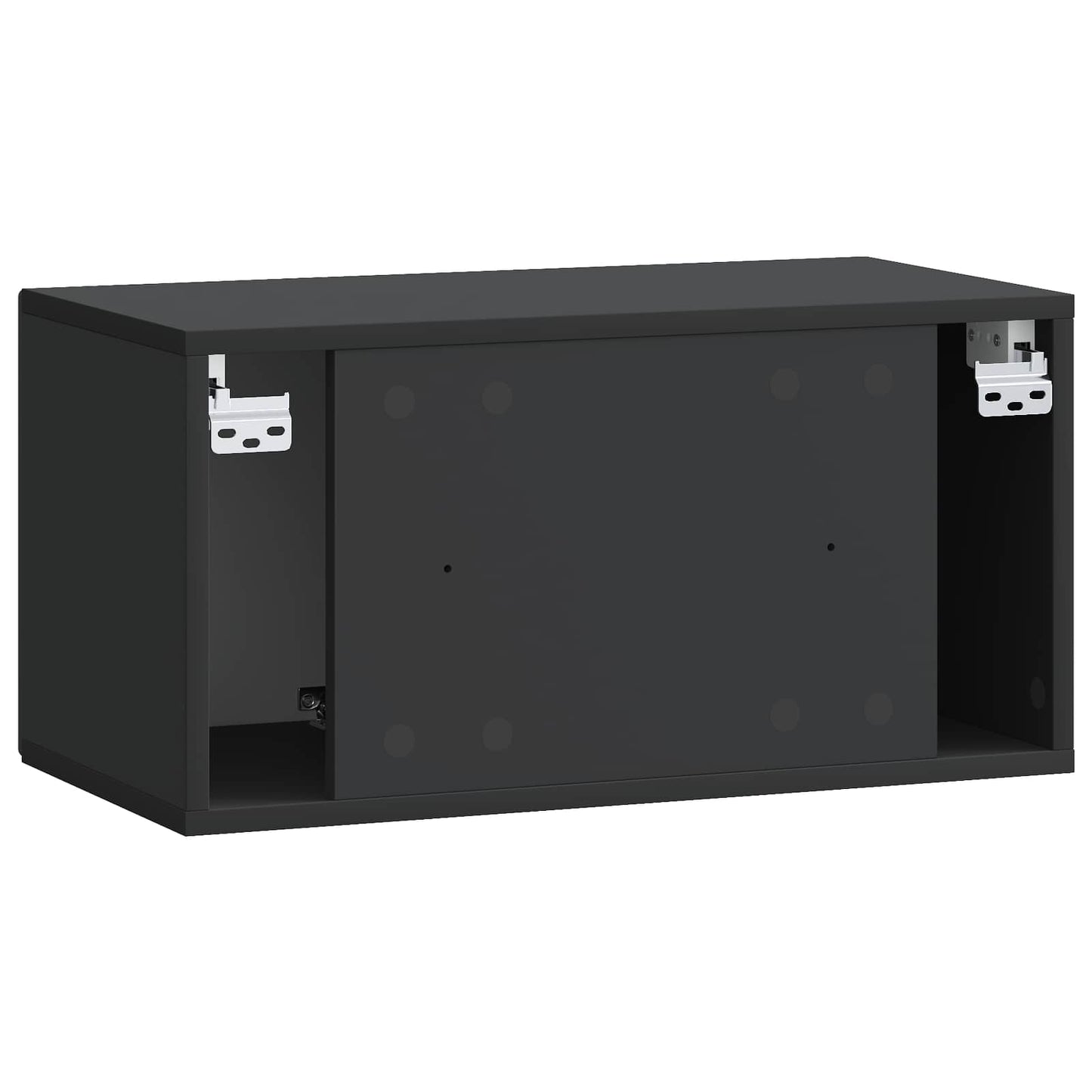 Mobile Porta TV da Muro Nero 59,5 x 31 x 30 cm | homemem39