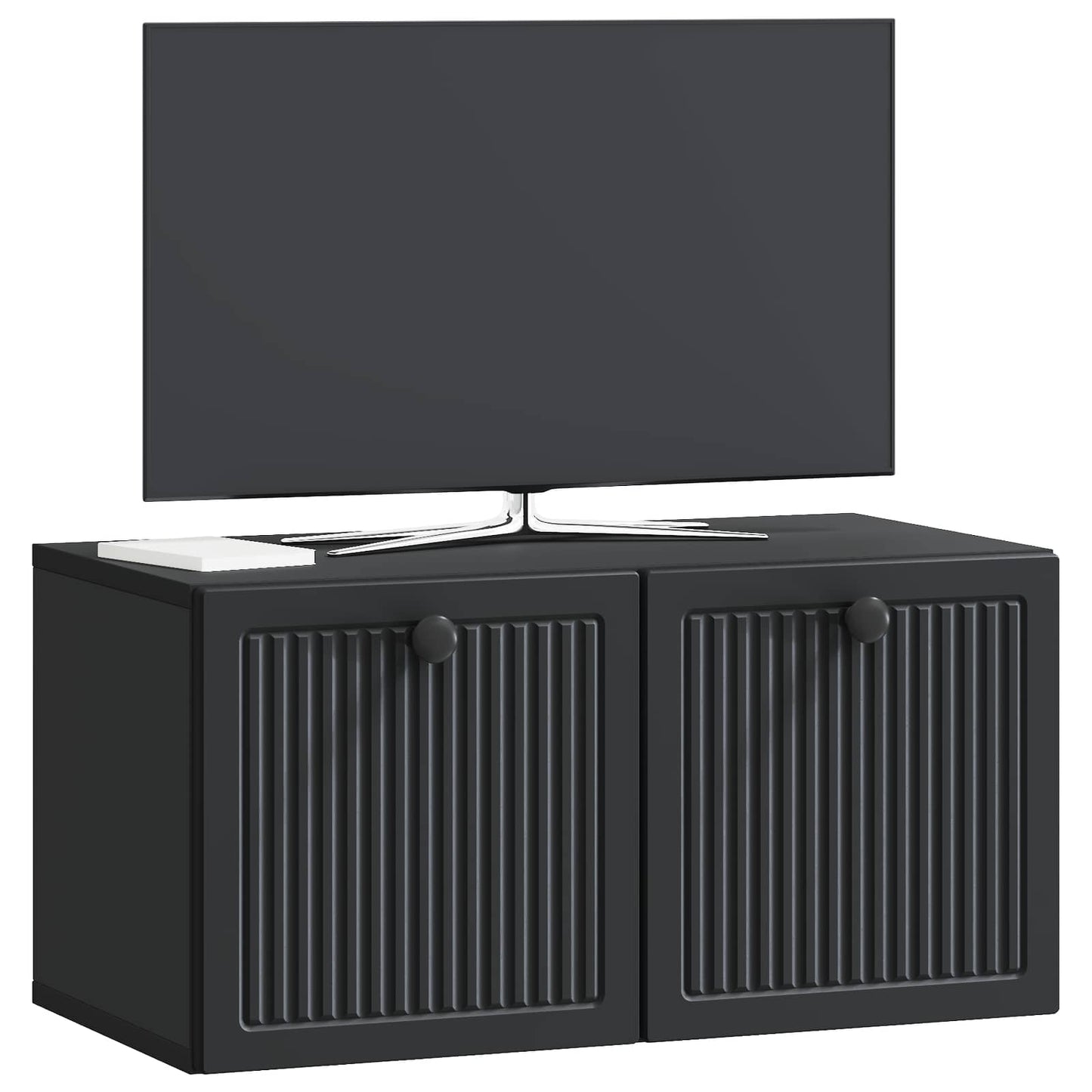 Mobile Porta TV da Muro Nero 59,5 x 31 x 30 cm