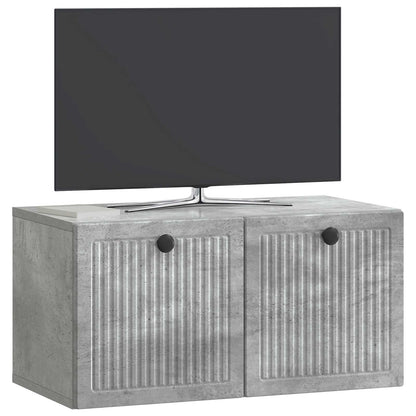 Mobile Porta TV da Muro Grigio Cemento 59,5 x 31 x 30 cm