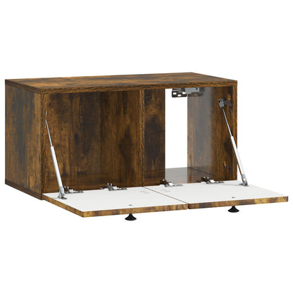 Mobile Porta TV da Muro Rovere Fumo 59,5 x 31 x 30 cm