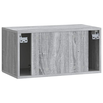 Mobile Porta TV da Muro Grigio Sonoma 59,5 x 31 x 30 cm