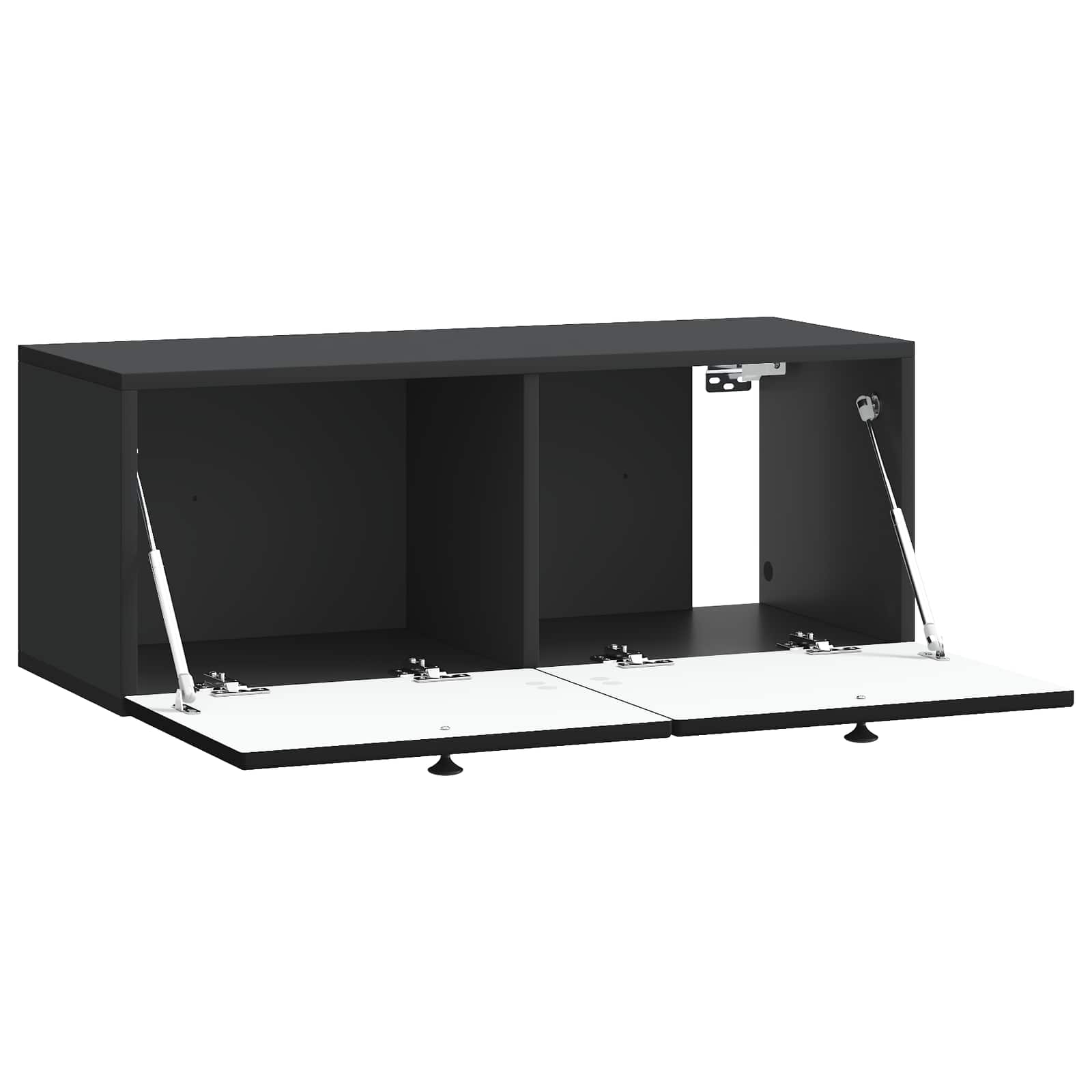 Mobile Porta TV da Muro Nero 78,5 x 31 x 30 cm | homemem39