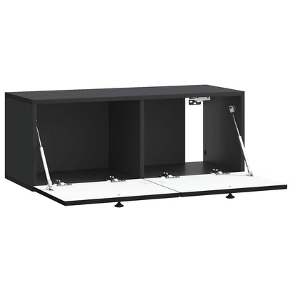 Mobile Porta TV da Muro Nero 78,5 x 31 x 30 cm