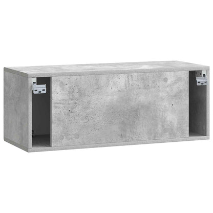 Mobile Porta TV da Muro Grigio Cemento 78,5 x 31 x 30 cm