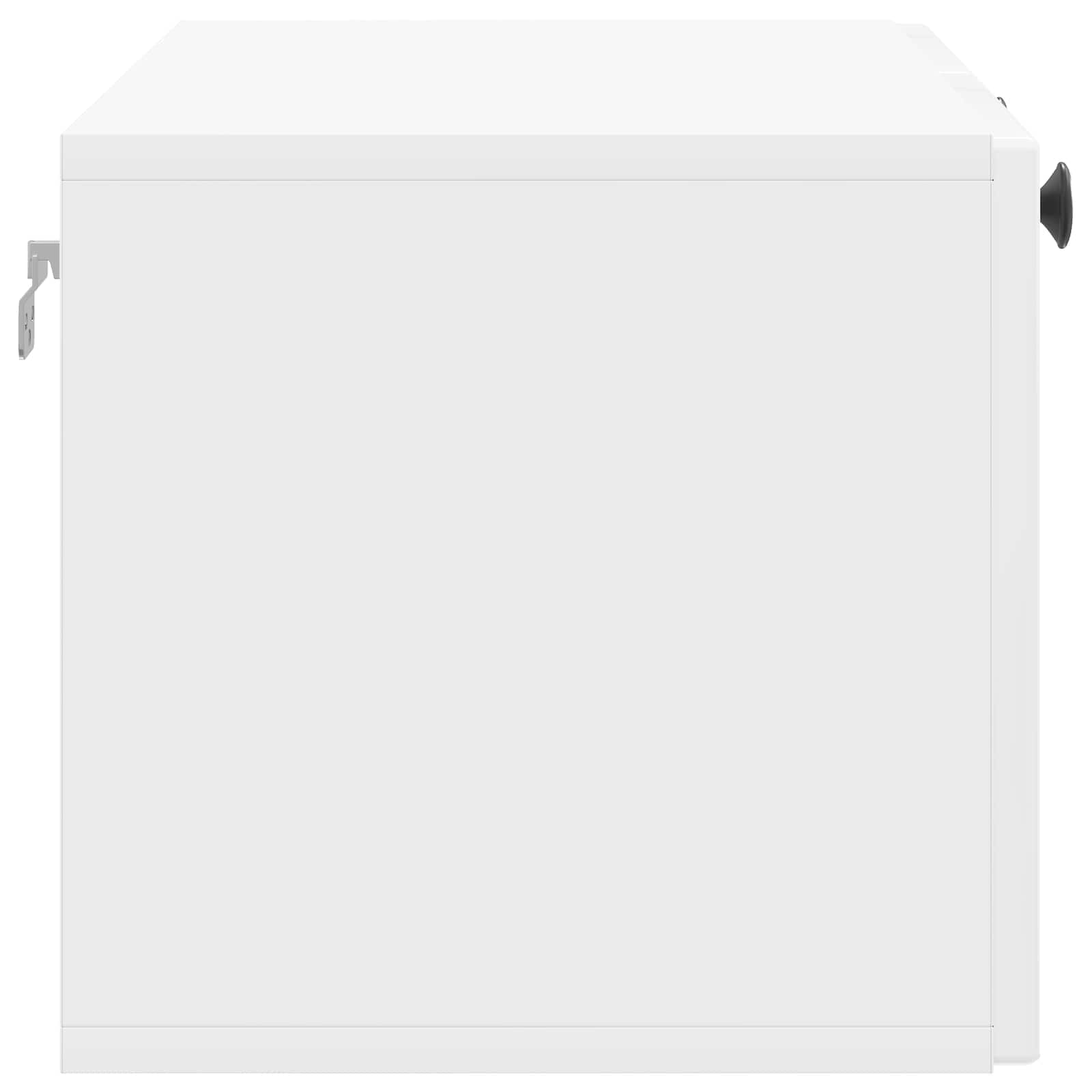 Mobile Porta TV da Muro Bianco Lucido 78,5 x 31 x 30 cm | homemem39