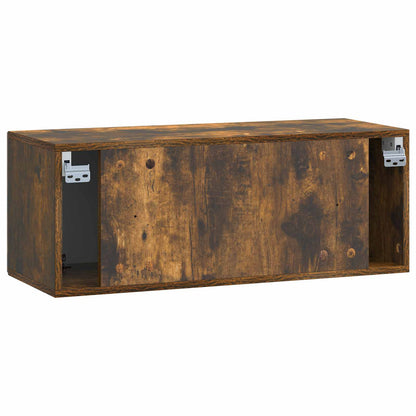Mobile Porta TV da Muro Rovere Fumo 78,5 x 31 x 30 cm | homemem39