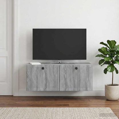 Mobile Porta TV da Muro Grigio Sonoma 78,5 x 31 x 30 cm