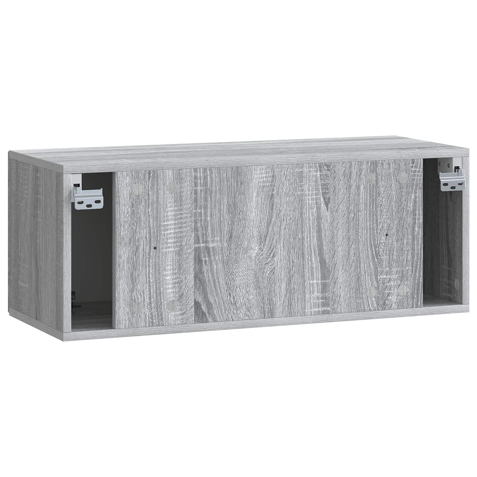 Mobile Porta TV da Muro Grigio Sonoma 78,5 x 31 x 30 cm | homemem39