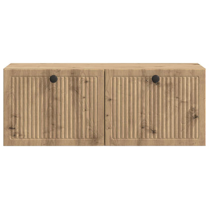 Mobile Porta TV da Muro Rovere Artigianale 78,5 x 31 x 30 cm