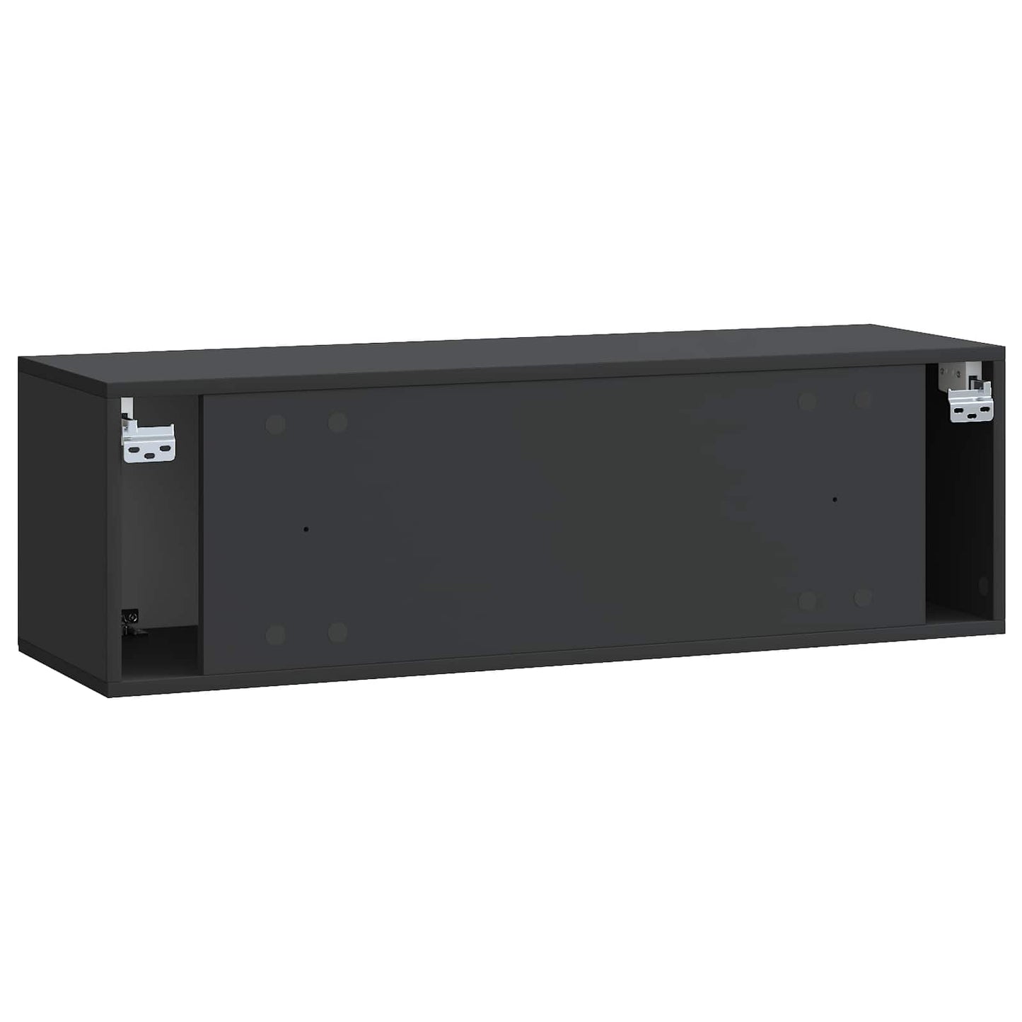 Mobile Porta TV da Muro Montaggio a parete Nero 98 x 31 x 30 cm | homemem39