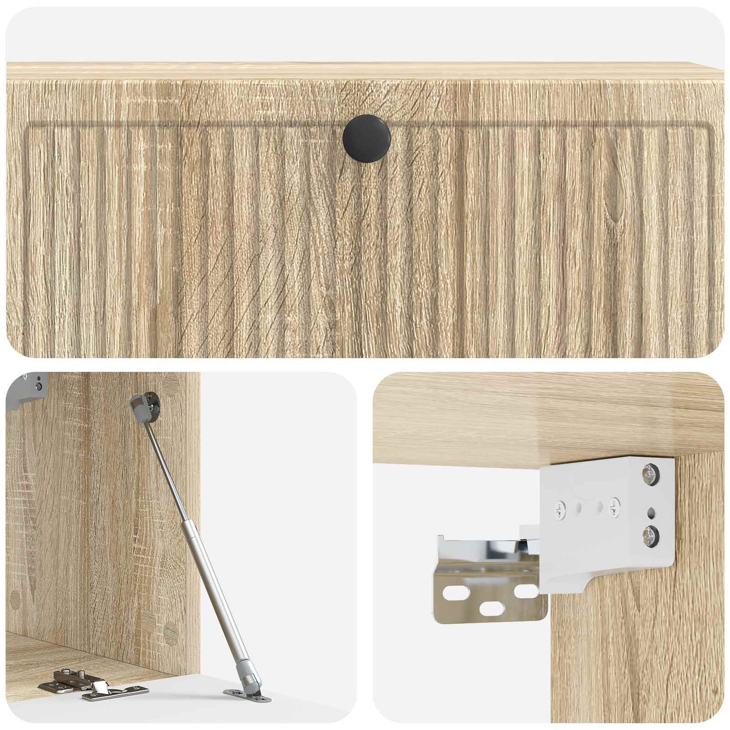 Mobile Porta TV da Muro Rovere Sonoma 98 x 31 x 30 cm | homemem39