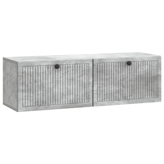 Mobile Porta TV da Muro Grigio Cemento 98 x 31 x 30 cm | homemem39