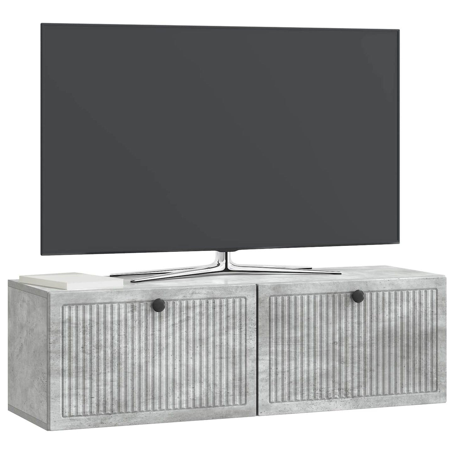 Mobile Porta TV da Muro Grigio Cemento 98 x 31 x 30 cm | homemem39