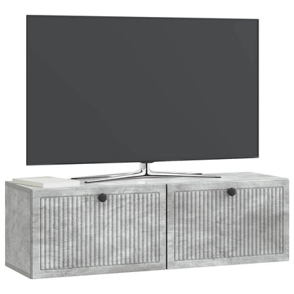 Mobile Porta TV da Muro Grigio Cemento 98 x 31 x 30 cm | homemem39