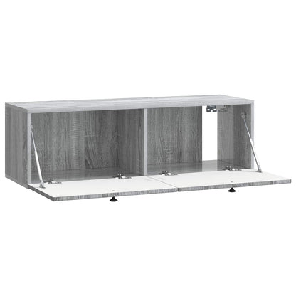 Mobile Porta TV da Muro Grigio Sonoma 98 x 31 x 30 cm