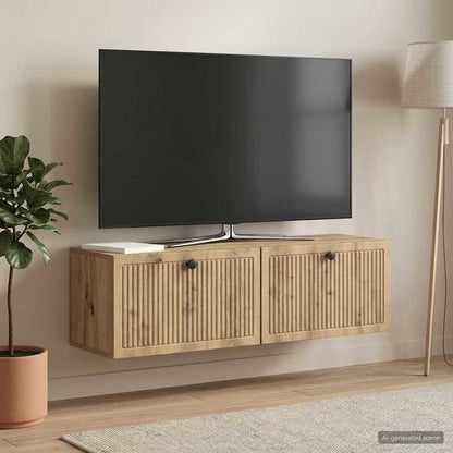 Mobile Porta TV da Muro 98 x 31 x 30 cm Rovere Artigianale