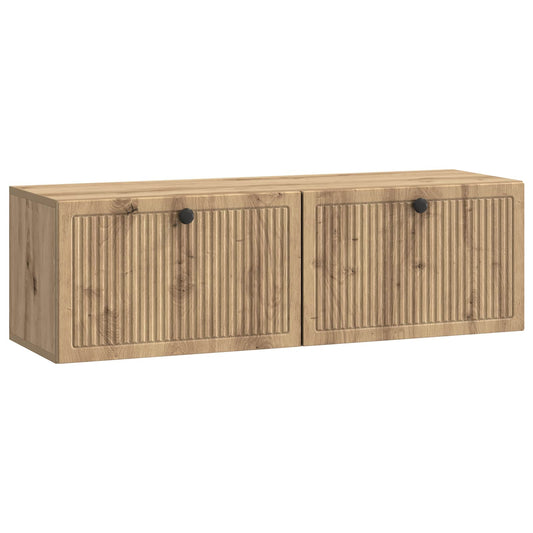 Mobile Porta TV da Muro Rovere Artigianale 98 x 31 x 30 cm | homemem39