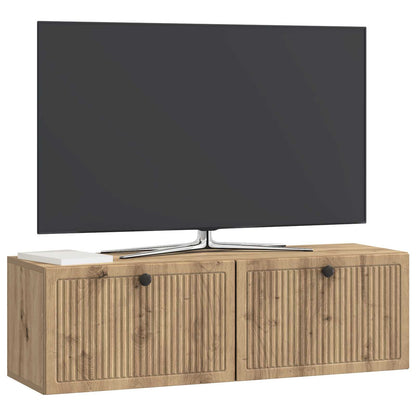 Mobile Porta TV da Muro 98 x 31 x 30 cm Rovere Artigianale