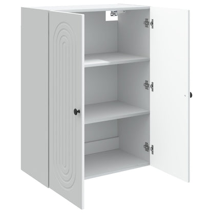 Mobiletto a muro Bianco 66 x 34,5 x 90 cm Legno ingegnerizzato | homemem39