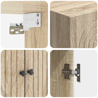 Mobiletto a muro Rovere Sonoma 66 x 34,5 x 90 cm | homemem39
