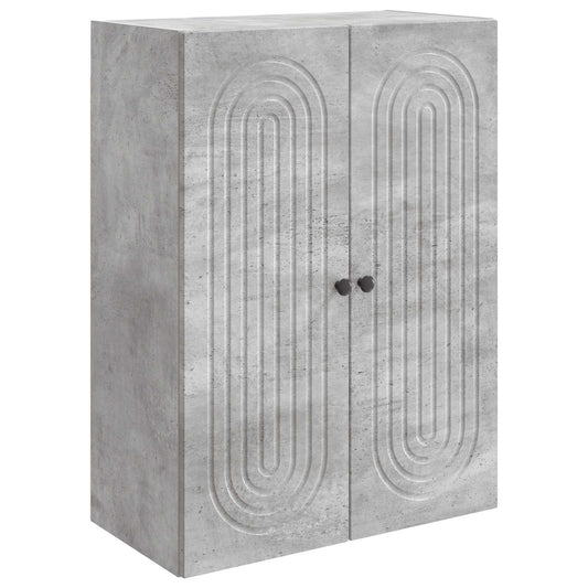 Mobiletto a muro Grigio Cemento 66 x 34,5 x 90 cm | homemem39