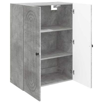 Mobiletto a muro Grigio Cemento 66 x 34,5 x 90 cm | homemem39