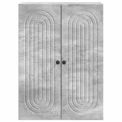 Mobiletto a muro Grigio Cemento 66 x 34,5 x 90 cm | homemem39