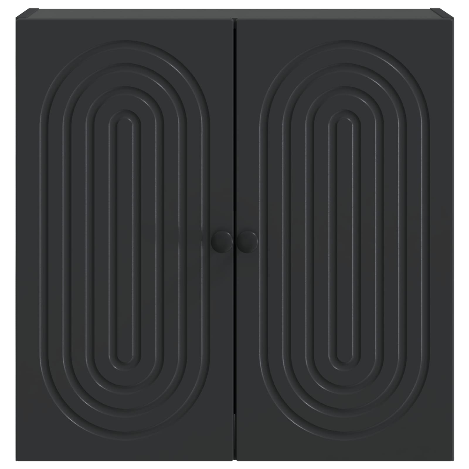 Mobiletto a muro Nero 59 x 31 x 60 cm Legno ingegnerizzato | homemem39