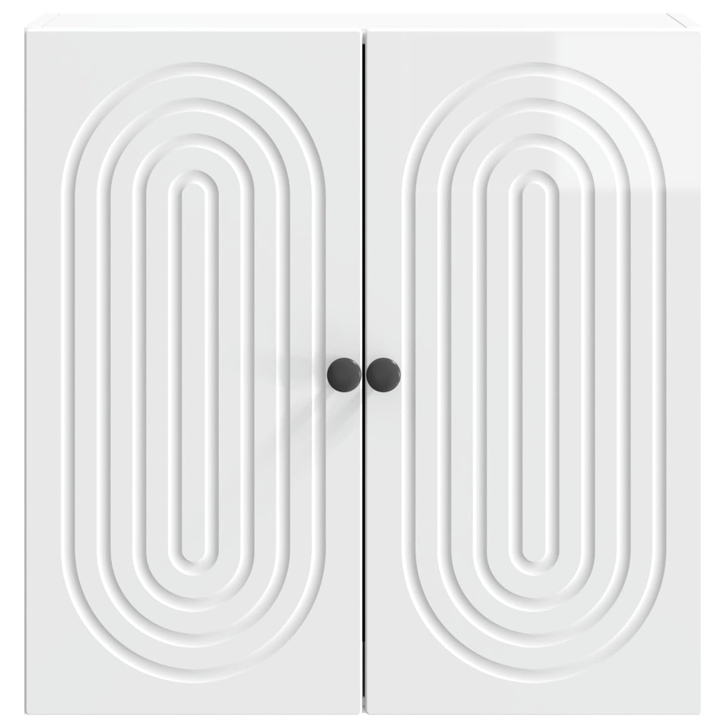 Mobiletto a muro Bianco Lucido 59 x 31 x 60 cm | homemem39