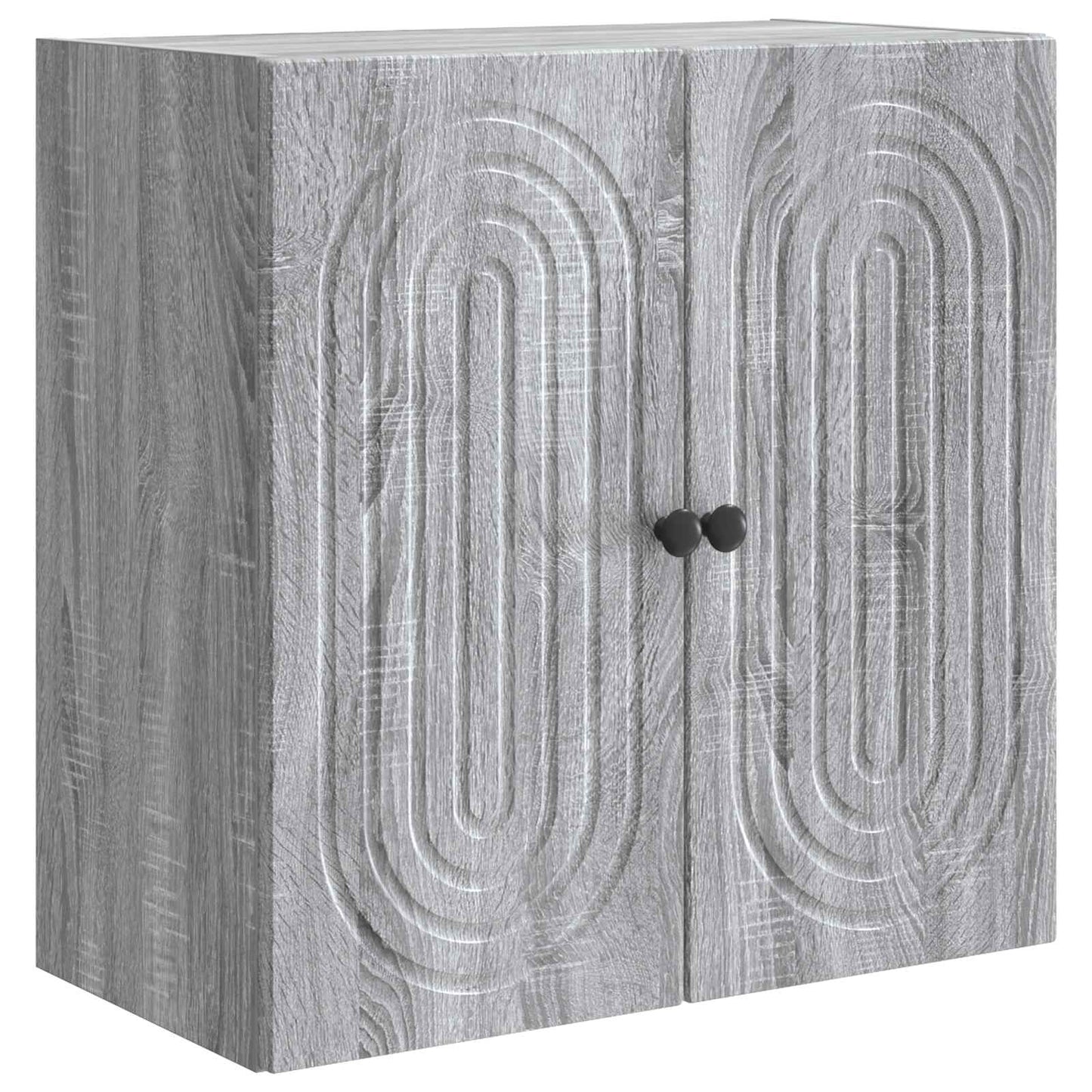 Mobiletto a muro Sonoma grigio 59 x 31 x 60 cm