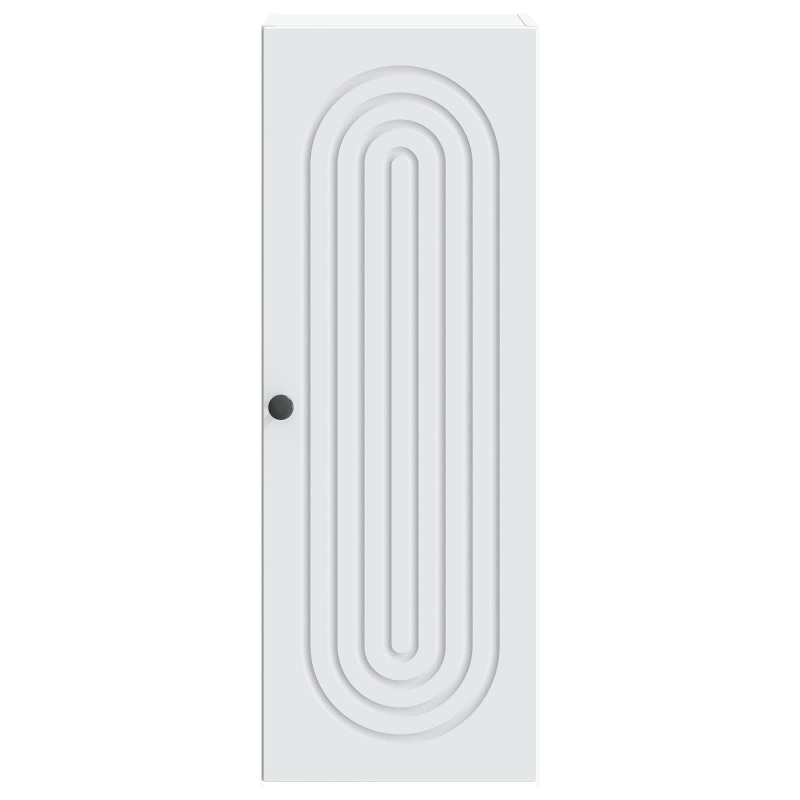 Mobiletto a muro Bianco 33 x 34,5 x 90 cm Legno ingegnerizzato | homemem39