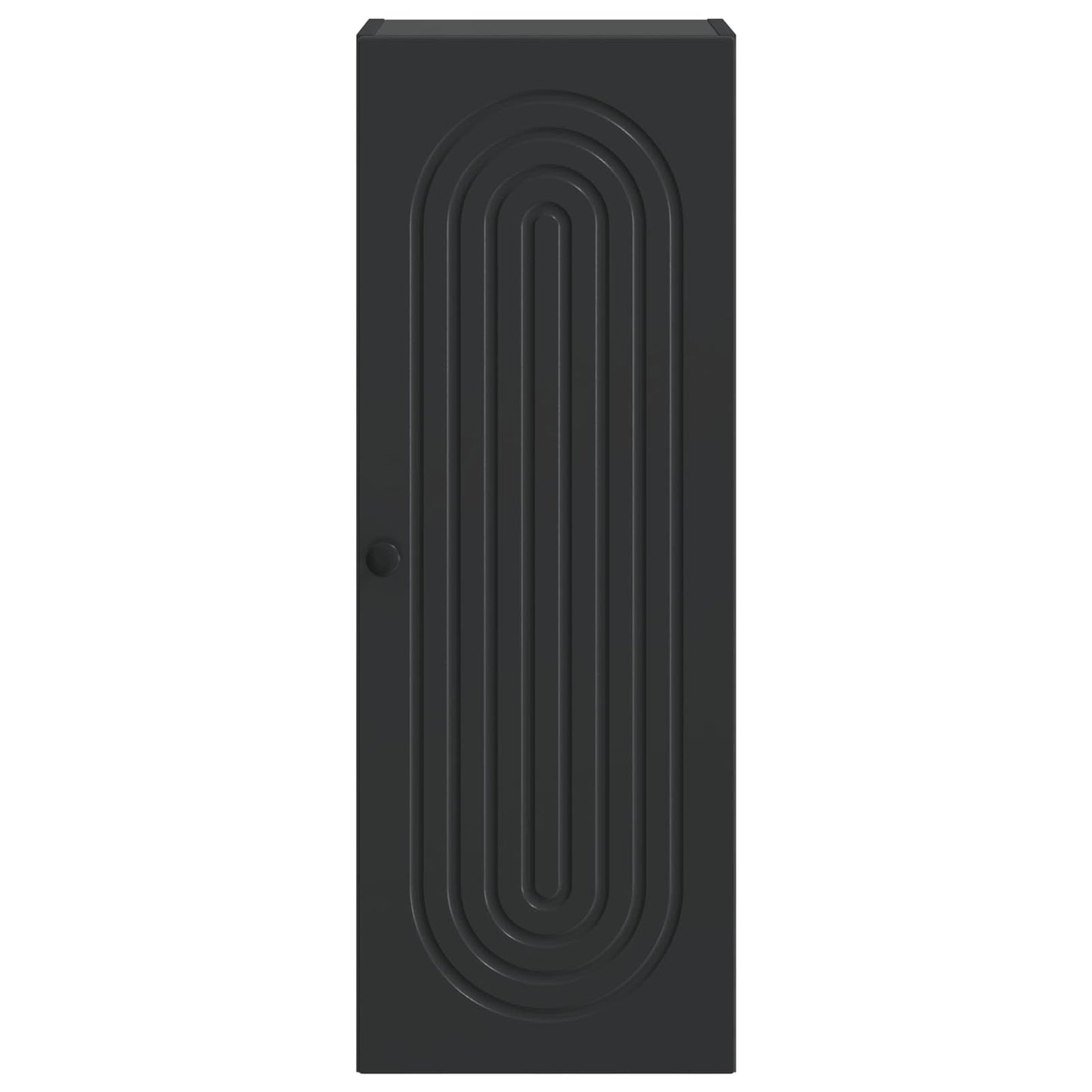 Mobiletto a muro Nero 33 x 34,5 x 90 cm Legno ingegnerizzato | homemem39