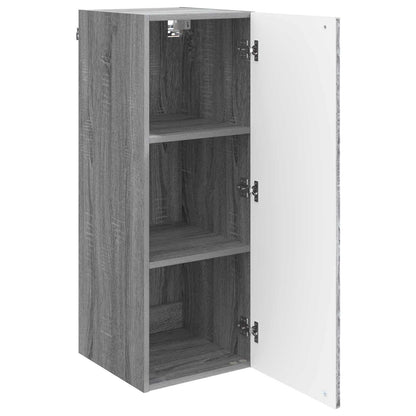 Mobiletto a muro Sonoma grigio 33 x 34,5 x 90 cm | homemem39