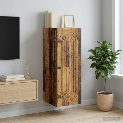 Mobiletto a muro Legno antico 33 x 34,5 x 90 cm | homemem39