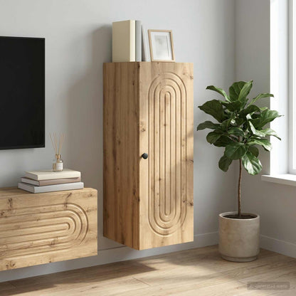 Mobiletto a muro 33 x 34,5 x 90 cm Legno ingegnerizzato