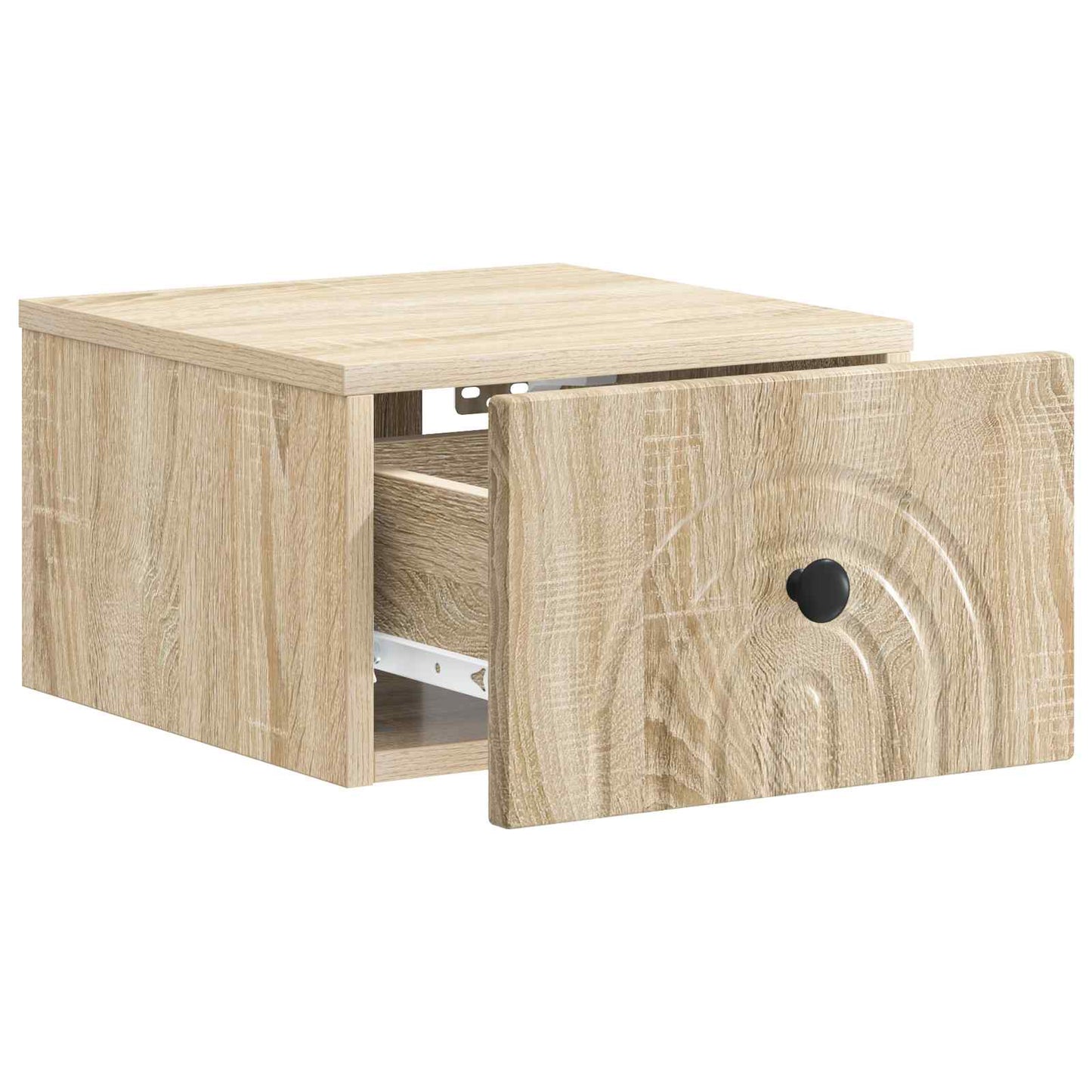 Mobiletto da notte a muro Rovere Sonoma 33 x 34,5 x 20 cm | homemem39